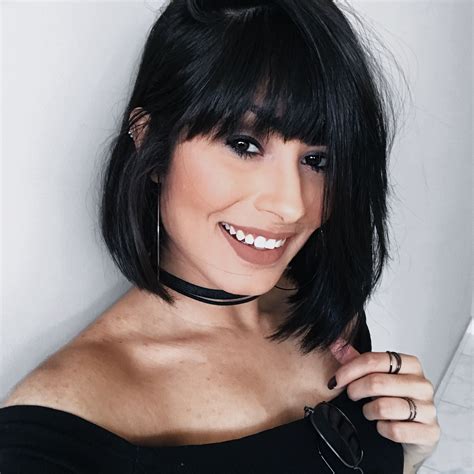 chanel cabelo com franja